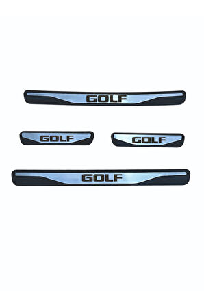 GOLF 6 KAPI EŞİĞİ 2010-2013  NEW KROM KAPI EŞİĞİ 4 PARÇA PASLANMAZ ÇELİK