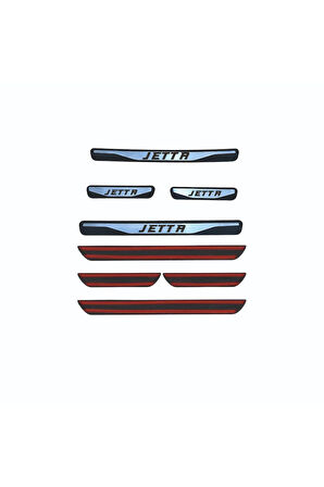 JETTA KAPI EŞİĞİ 2012 VE ÜZERİ NEW KROM KAPI EŞİĞİ 4 PARÇA PASLANMAZ ÇELİK