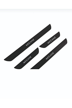 RENAULT 2004-2010 MEGANE OLD KARBON KAPI EŞİĞİ 4 PARÇA PASLANMAZ ÇELİK