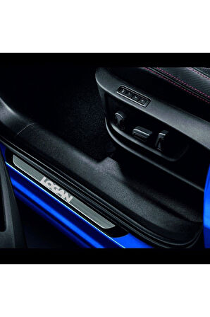 DACİA LOGAN 2005-2021 MODELLER OLD KROM KAPI EŞİĞİ 4 PARÇA YAZILI