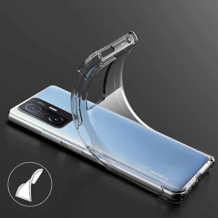 Gpack Xiaomi Mi 11T Pro 5G Kılıf AntiShock Ultra Koruma Sert Silikon