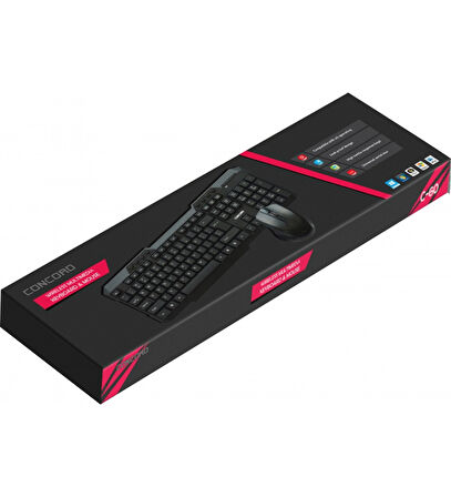 C65 KABLOSUZ SET TÜRKÇE Q KLAVYE VE MOUSE