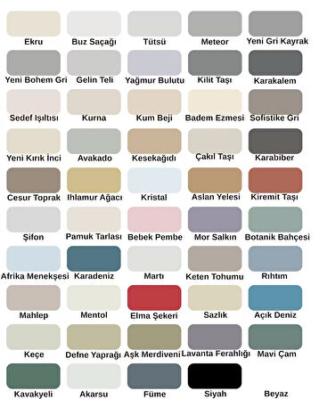 Fayans Boyası Tezgah, Mermer, Ahşap, Mobilya, Cam, Seramik, Kapı Boyası 1LT