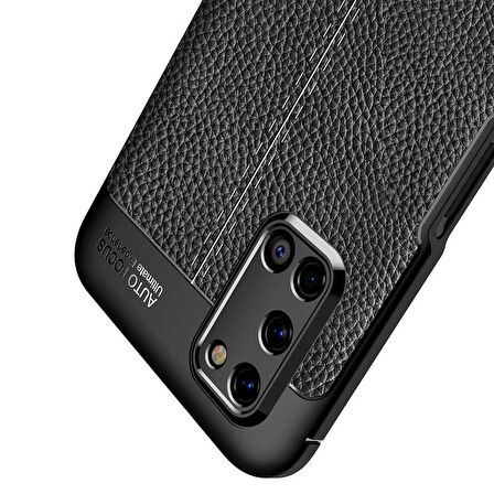 Gpack Oppo A72 Kılıf Niss Silikon Deri Görünümlü