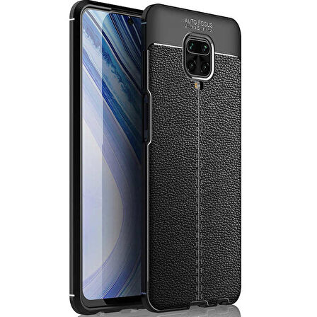 Gpack Xiaomi Redmi Note 9S Kılıf Niss Silikon Deri Görünümlü  Nano