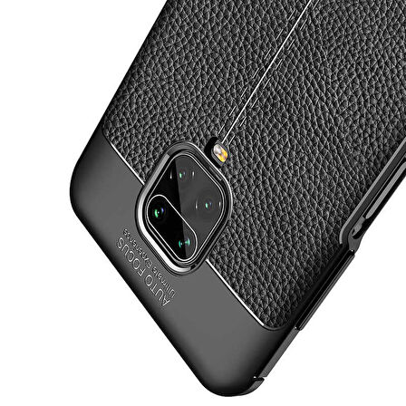 Gpack Xiaomi Redmi Note 9S Kılıf Niss Silikon Deri Görünümlü  Nano