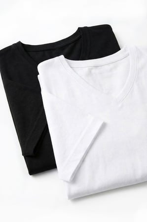 Öts 6'lı Erkek T-Shirt V Yaka (%100 Pamuk)