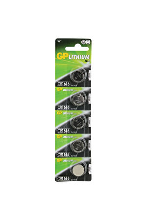 - CR1616 3 VOLT LİTYUM PİL (5Lİ PAKET)
