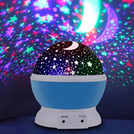 Starmaster Klc-03 3 X Kalem Pilli + 5 Volt Yıldız Yansıtmalı Küre Tip Gece Lambası