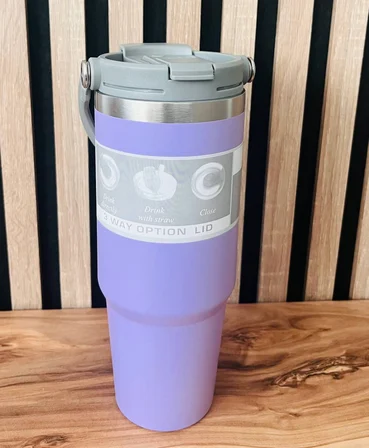 Kişiye Özel 900 ml Vakumlu Paslanmaz Çelik Termos