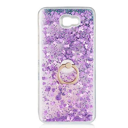 Gpack Samsung Galaxy J7 Prime Kılıf Milce Sulu Yüzüklü Silikon Arka Kapak
