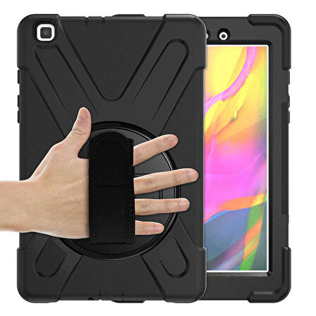 Gpack Apple iPad Mini 5 Kılıf Defender Tablet Tank Koruma Standlı df1