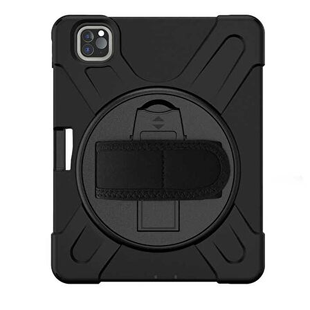 Gpack Apple iPad Pro 11 2020 2.Nesil Kılıf Defender Tablet Tank Koruma Standlı df2
