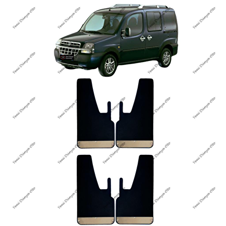 Fiat Doblo D1 2000-2006 Model 4lü Krom Paçalık, Çamurluk, Tozluk FIA0SX022