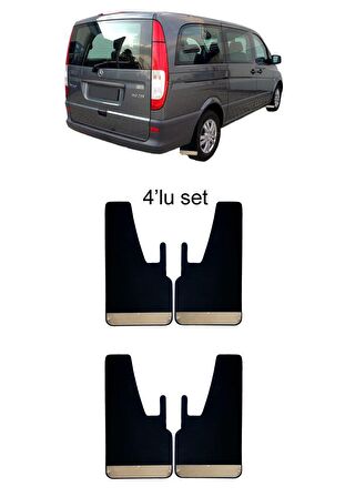 Mercedes Vaneo 4lü Krom Paçalık, Çamurluk, Tozluk MRC0SX005