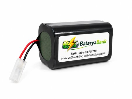 BataryaBank Fakir Robert II RS 710 Uyumlu Şarj Edilebilir Süpürge Pili 14.4V 2600mAh Li-ion Batarya