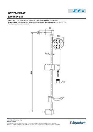 E.C.A SPİL HAREKETLİ ÜST TAKIM 1F - 102146023