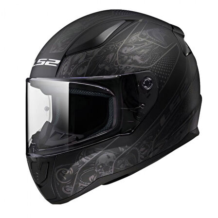 Ls2 Rapıd 2 Crypt Kapalı Kask Mat Siyah LARGE