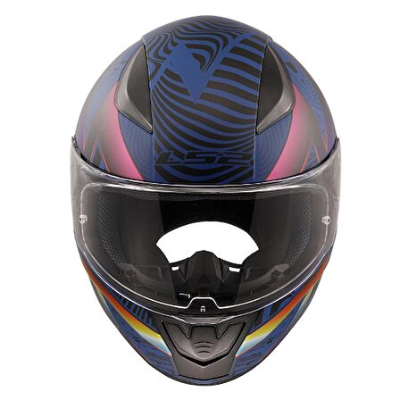 LS2 Rapıd 2 Optik Kapalı Kask Mat Mavi-Mor