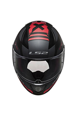 Rapıd 2 Xtreet Mat Siyah-kırmızı Kask
