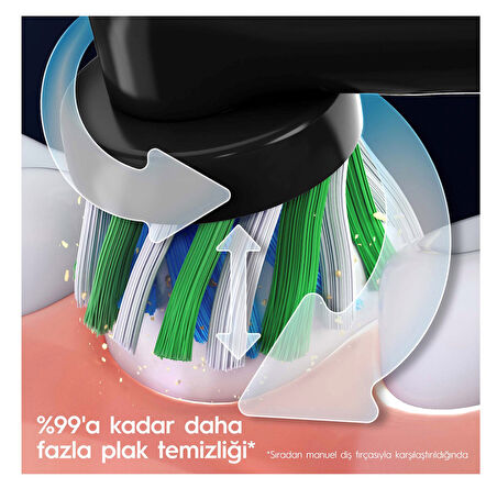 Oral-B Pro 3 3500 Siyah Şarj Edilebilir Diş Fırçası