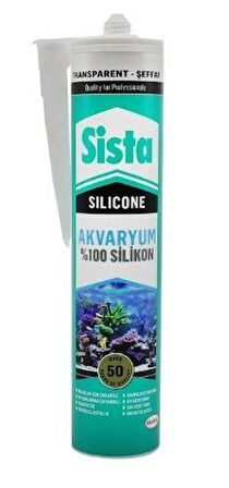 Sista Akvaryum Silikonu Şeffaf - 280ml