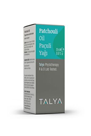 Paçuli Yağı, Doğal, 20 ml