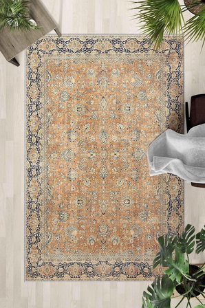 Kaymaz Taban Yıkanabilir Halı – Mutfak, Salon, Yatak Odası için Modern Dijital Baskı Halı (SLNHALI43