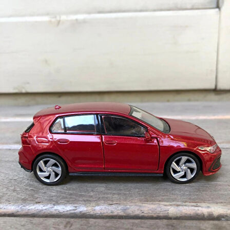 Welly Volkswagen Golf 8 GTI Diecast Metal Araba Model Araba Oyuncak Araba Çek Bırak Araba 12 Cm