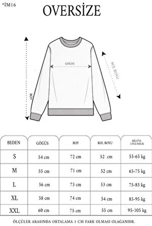 Unisex Üç İplik Parçalı Yakalı SweatShirt - Siyah