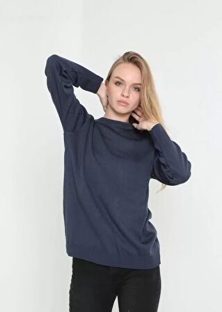 Üç İplik Biskilet Yaka Basic SweatShirt - Beyaz