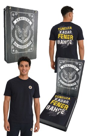 FENERBAHÇE ERKEK TRİBÜN SONSUZA KADAR OVERSİZE T-SHİRT LAZER KUTU HEDİYELİ