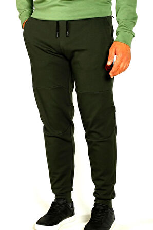 Erkek Haki Paça Lastikli Bel İp Detay Jogger Eşofman Altı NCS JEANS 1644