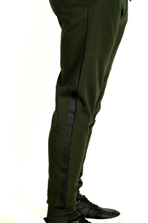 Erkek Haki Paça Lastikli Bel İp Detay Jogger Eşofman Altı NCS JEANS 1644