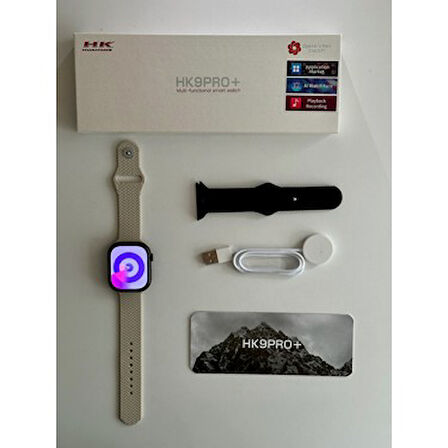 HK9 PRO PLUS MULTİ FUNCTİON SMART WATCH 2 KORDON