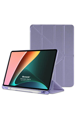 Xiaomi Pad 6 Kılıf Origami Pencil Lila