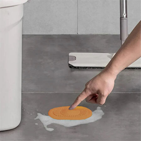 2 Adet Kademeli Lavabo Tıkacı Silikon Lavabo Gider Tıpası Koku Önleyici Gider Kontrol Tıpası Turuncu