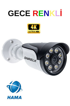 SNRELK  2MP 5 MM LENS WARM LEDLİ GECE  RENKLİ 1080P FULL HD GÜVENLİK  KAMERASI