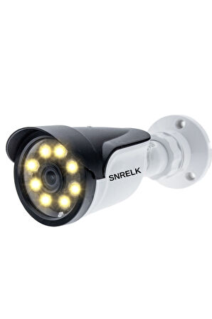 SNRELK  2MP 5 MM LENS WARM LEDLİ GECE  RENKLİ 1080P FULL HD GÜVENLİK  KAMERASI
