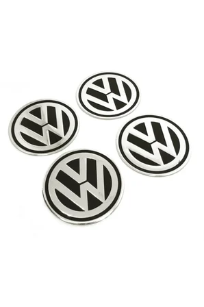 Volkswagen Alüminyum Yapıştırma Jant Göbeği 4'lü 90mm