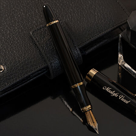 Kişiye Özel Metal Kutulu Şık Dolma Kalem Seti – Doğum Günü Hediyesi