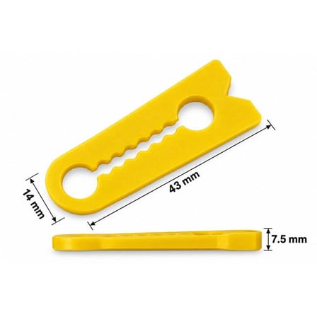 SN-38911 Otomobil Kapı Kilit Karşılığı Darbe Emici Tampon 43X14X7,5mm