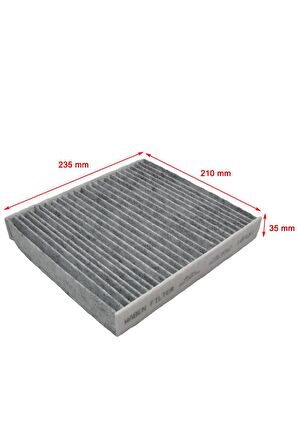 Volvo S40 II 2004-2012 Karbonlu Polen Filtresi