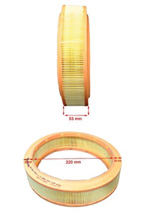 Volkswagen Vento 1.4, 1.6 55 Kw 75 Hp 1990-1999 Hava Filtresi