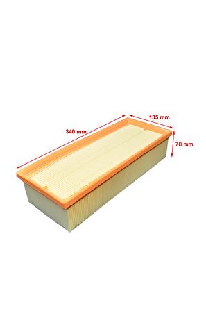 Vw Golf VI Cabrio 1.6-2.0 TDI, 2.0 GTI 2011-2016 Hava Filtresi