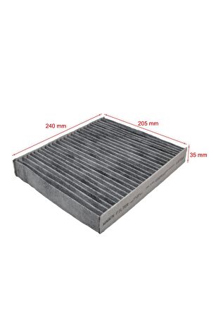 Chevrolet Cruze 2009-2015 Karbonlu Polen Filtresi