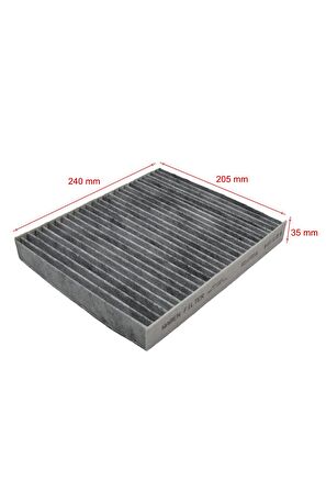 Opel Meriva B 2010-2017 Karbonlu Polen Filtresi