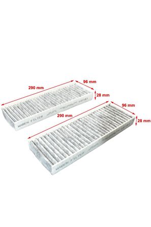 Honda Accord VI 1997-2002 Karbonlu Polen Filtresi