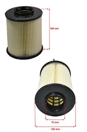 Ford Focus II Boru Tip 2004-2012 Hava Filtresi