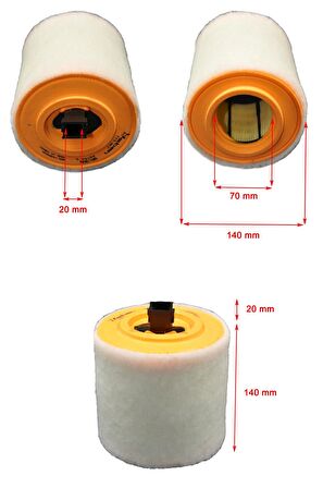 Opel Astra K 1.0,1.4,1.4-1.6 Turbo,1.6 Cdti 2015-2018 Hava Filtresi